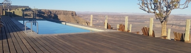 Namibia: 'Fish River Lodge' – view into the canyon